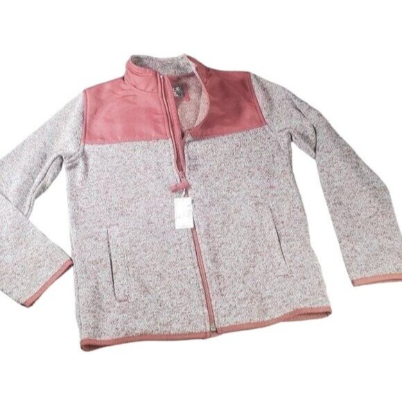 Childrens Place Uniform Fleece Jacket Kids Sweater Coat Zipper Trail Windbreaker - Picture 1 of 11